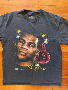 Black Mike Tyson Graphic Short-Sleeve Tee - Men